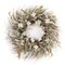 Melrose Leaf and Cotton Artificial Christmas Wreath, 28-Inch, Unlit